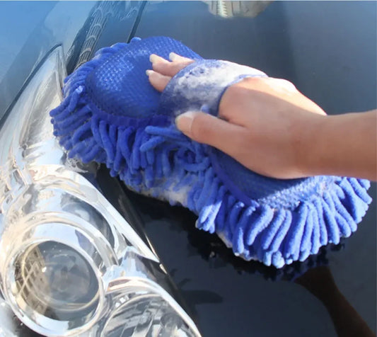 Car Washing Sponge Brush Soft Chenille Microfiber Washing Brush Car Body Cleaning Water Absorbtion Brushes Detailing Washer