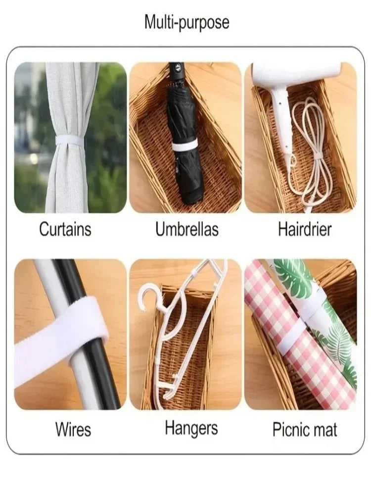 Cable Organizer for Cable Management: 1/5M Wire Winder Tape for Earphones, Mouse Cords, and Device Cables (iPhone, Xiaomi, Samsu