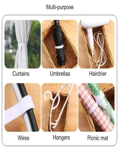 Cable Organizer for Cable Management: 1/5M Wire Winder Tape for Earphones, Mouse Cords, and Device Cables (iPhone, Xiaomi, Samsu