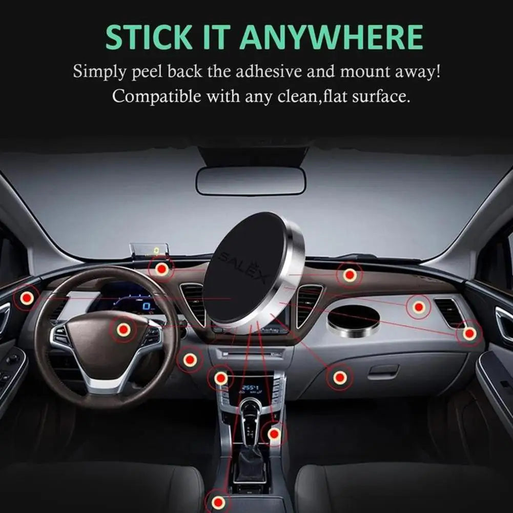 Magnetic Phone Car Holder Universal Magnetic Mount Bracket Stick On Car Dashboard Wall For iPhone Xiaomi 1/2PCS Car Phone Holder
