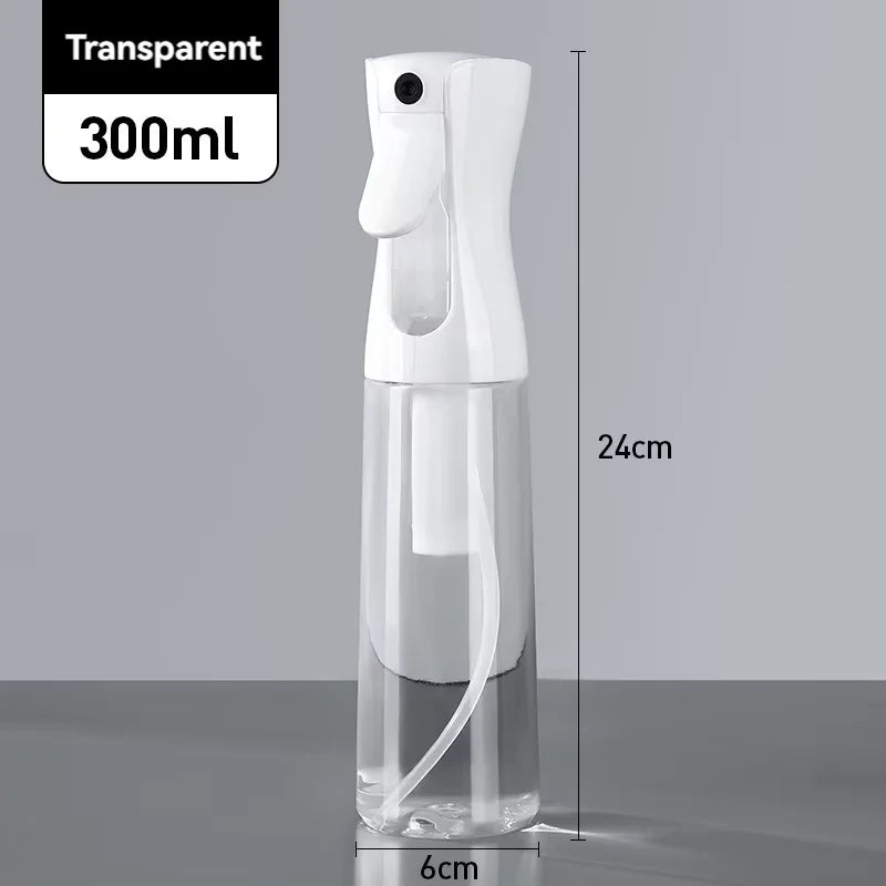 Continuous Spray Bottles Hairdressing Pressure Sprinkling Bottle Barber Beauty Salon Refillable Atomizer Container