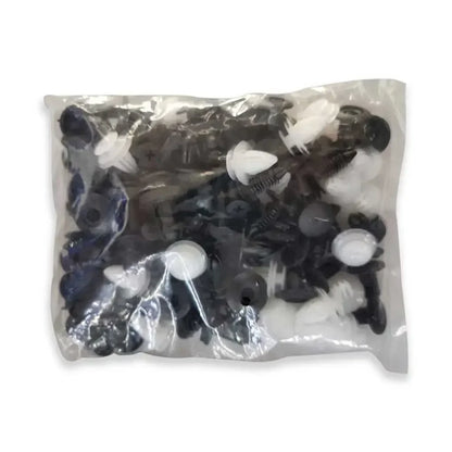 100PCS Auto Fastener Clips Kit - Multi-Size Retainers for Car Fender, Bumper, Door & Panel Trim
