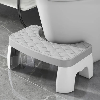 1PC Thick Anti-Slip Toilet Stool - Ergonomic Squatting Footstool for Bathroom, Adult Squat Potty