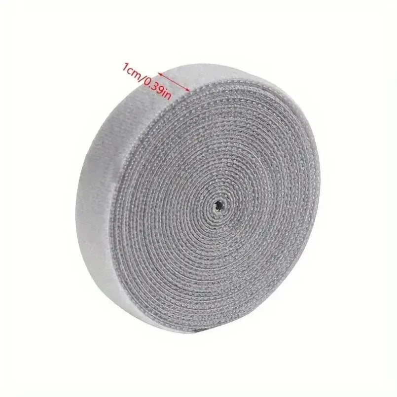 Cable Organizer for Cable Management: 1/5M Wire Winder Tape for Earphones, Mouse Cords, and Device Cables (iPhone, Xiaomi, Samsu