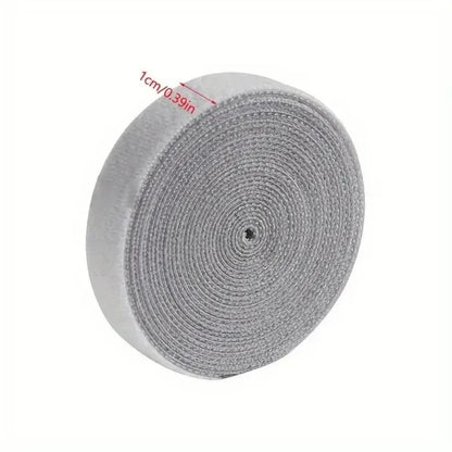 Cable Organizer for Cable Management: 1/5M Wire Winder Tape for Earphones, Mouse Cords, and Device Cables (iPhone, Xiaomi, Samsu