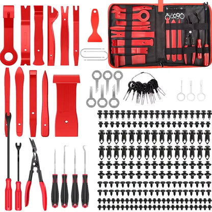 5/12/41/161/231PCS Auto Clip Pliers Fastener Remover Pry Tool Car Trim Removal Tool for Car Audio Dash Door Panel Window Molding