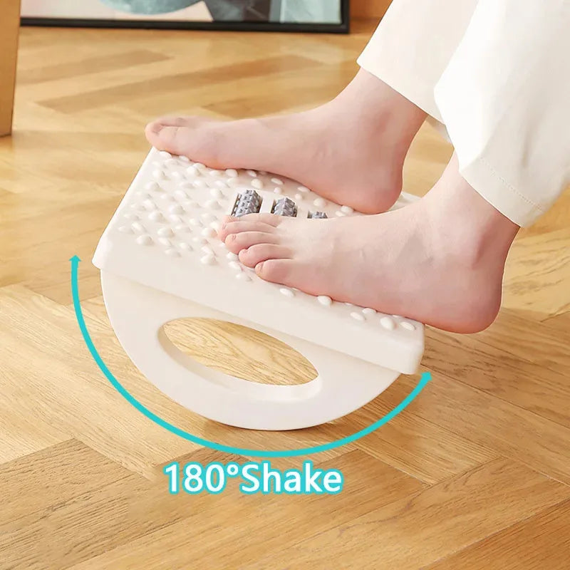 Portability Foot Rest Under Desk Footrest Ergonomic Foot Stool With Massage Rollers Foot Rest For Home Office Work