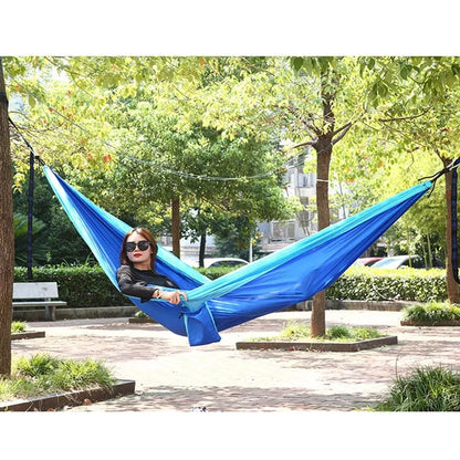 Ultra-Light Travel Camping Hammock 300kg Load Capacity Breathable Quick-Drying Parachute Nylon  Included Outdoor Indoor Garden