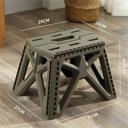 Outdoor Small Stool Portable Folding Stool High Load Bearing Durable Small Chair Fishing Stool Beach Stool Camping Stool