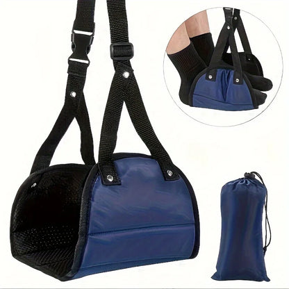 Adjustable foot hammocks for travel, car, airplane rest, office hanging, simple leg support foot pads, foot hammocks